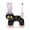 Black, variant on Cute Cat Ceramic Toothbrush Holder, 2-in-1 Bathroom Countertop Caddy with Drainage Hole, No Water Pooling Organizer for Sink Vanity