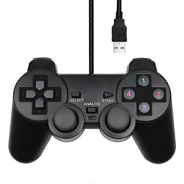 Wired USB PC Game Controller for Winxp/win7/win8/win10 for PC Computer Laptop Black Gamepad Joystick