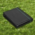 thumbnail image 2 of Heavy Duty Weed Barrier Fabric, 3x100FT Woven PP Landscape Fabric, Weed Control Ground Cover for Garden & Driveway, Black Geotextile Mat, 2 of 11