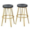 thumbnail image 3 of Simple Living  Lola Stools (Set of 2) 30" Black/Gold Bar height, Bar Height, 3 of 5