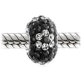 thumbnail image 2 of Bling Jewelry Womens Flower Spring Crystal Spacer Bead Core Sterling Silver Fits European Bracelet, 2 of 4