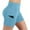 Yoga Pants-A241Light Blue, variant on LEKWK Short Leggings for Women High Waist Side Pockets Tummy Control Gym Leggings Stretchy Biker Workout Leggings Soft Running Athletic Gear
