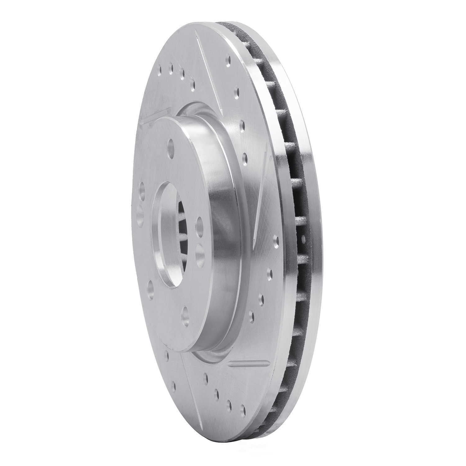 Dynamic Friction Company 631-03023R DFC Brake Rotor - Drilled And Slotted - Silver