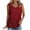 Red, variant on fatyb Crochet Tank Tops for Women V Neck Hollow out Sleeveless Shirts Knitted Loose Womens Summer Tops