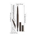 thumbnail image 3 of Lápiz de cejas resistente al agua y al sudor, resistente a las manchas, con un maquillaje transparente y duradero que no se descascara. Un lápiz de cejas versátil con efecto moldeador de 2 g., 3 of 9