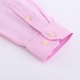 thumbnail image 6 of Men's Oxford Long Sleeve Button Down Shirt 60% Cotton Work Casual Shirt with Pocket Spring Fall Menswear Clothing, 6 of 10