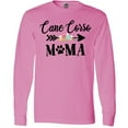 thumbnail image 3 of Inktastic Cane Corso Mama with Flowers and Arrow Long Sleeve T-Shirt, 3 of 5