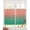Green Orange, variant on Teal Ombre Sheer Curtains 39 Inch Length 2 Panels Set for Living Room/Bedroom, Contemporary Gradient Abstract Art Kitchen Curtains Grommet Semi-Sheer Curtains Drapes Window Treatments 27.5"x39"x2