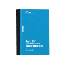 Mead Fat Lil' Neatbook: 4 in. x 5-1/2 in. (Blue)