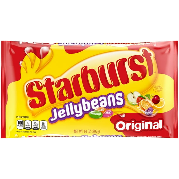 Starburst, Original Jelly Beans Candy, 14 Oz. - Walmart.com - Walmart.com