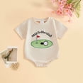 thumbnail image 2 of eczipvz Infant Baby Boy Girl Romper 0-3 Months Golf Play Ball Embroidered Romper Short Sleeve Bodysuit Newborn Playsuit, 2 of 6