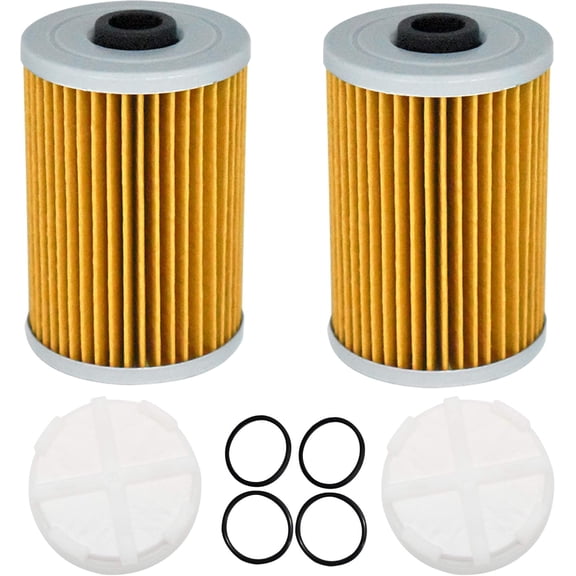 Navellon Fuel Filter and Filtering Disk Set 35-8M0093688 866171A1 8M0093688 35-892665 for Marine for Mercruiser Engines with Gen III 3 Fuel Cooler, 2 Pcs