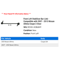 thumbnail image 2 of Front Left Stabilizer Bar Link - Compatible with 2007 - 2013 Nissan Altima Coupe 2-Door 2008 2009 2010 2011 2012, 2 of 2