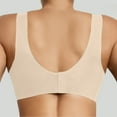 thumbnail image 5 of EHQJNJ Black Bralette Push up Satin Bras for Women Sports Bra Sticky Bra Underwear Women Girls Underwear Cotton Plus Size Underwear for Women Underwire Bras for Women Light Padding Front Closure, 5 of 6