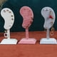 thumbnail image 3 of Billuyoard Pendientes soporte de exhibición en forma de oreja moda orejas Stud colgantes joyería titular hogar dormitorio habitación joyería Show Rack Almacenamiento y organización del hogar Rosa Billuyoard HA075480-02, 3 of 6