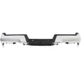 thumbnail image 4 of SEBLAFF Steel Rear Step Bumper Chrome Replacement for 2017-2022 F-250 F-350 Super Duty without Parking Aid Sensor Holes FO1103197, 4 of 7