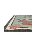 thumbnail image 4 of Unique Loom Outdoor Coastal Collection Area Rug - Nautiscape (5' 1" x 8' Rectangle Blue/Red), 4 of 9