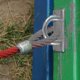 thumbnail image 4 of Durable Wall and Ceiling Hooks with Screws for Hanging - 60mm Pad Eye Plate U-Hooks, Pack of 2, 4 of 5