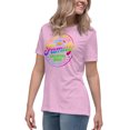thumbnail image 3 of Women's Relaxed T-Shirt (Heather Prism Lilac, XL), 3 of 6