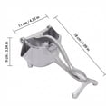 thumbnail image 6 of Bar Juicer Fruit Juice Squeezer Handheld Aluminum Alloy, Ngxiha 370G Heavy Duty Manual Fruit Juicer Press, Non-Slip Ergonomic Handle, 2026 New Hand Press Citrus Squeezer, Detachable, 6 of 7