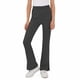 thumbnail image 4 of Pantalones de yoga acampanados de color liso para niñas, con bolsillos y cintura elástica, de poliéster, tallas medianas y grandes., 4 of 9