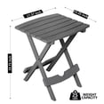 thumbnail image 2 of Mesa Lateral Adams Quik-Fold® de Resina Carbono Plegable, 2 of 6