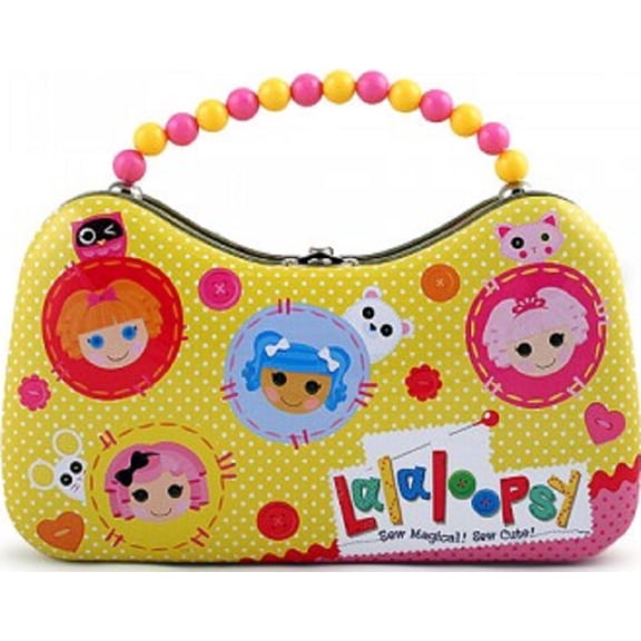 Tin Box Company Lalaloopsy Tin Box Carry All Scoop Purse with Beaded Handle - Yellow
