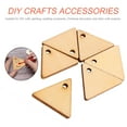 thumbnail image 3 of Miangastore 200Pack Triangle Wood Crafts for Children Art Development and Diy Activities, 3 of 8