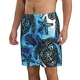thumbnail image 2 of Disketp Men'S Swim Trunks Hawaiian Breathable Surf Beach Swimsuits Mesh Lining Beach Shorts With Pockets-Turtle, 2 of 9