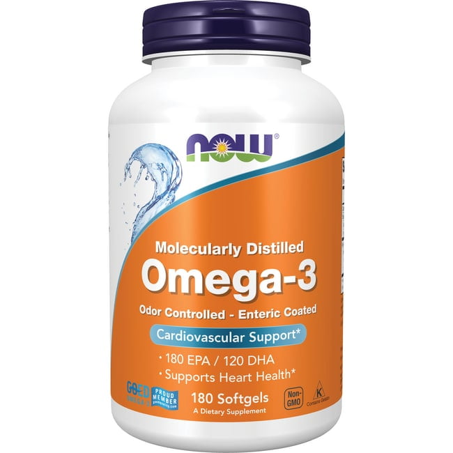 Now Foods Omega-3 Cardiovascular Support, 180 EPA/120 DHA, 90ct