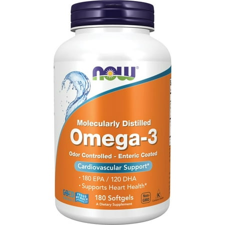 Now Foods Omega-3 Cardiovascular Support, 180 EPA/120 DHA, 90ct