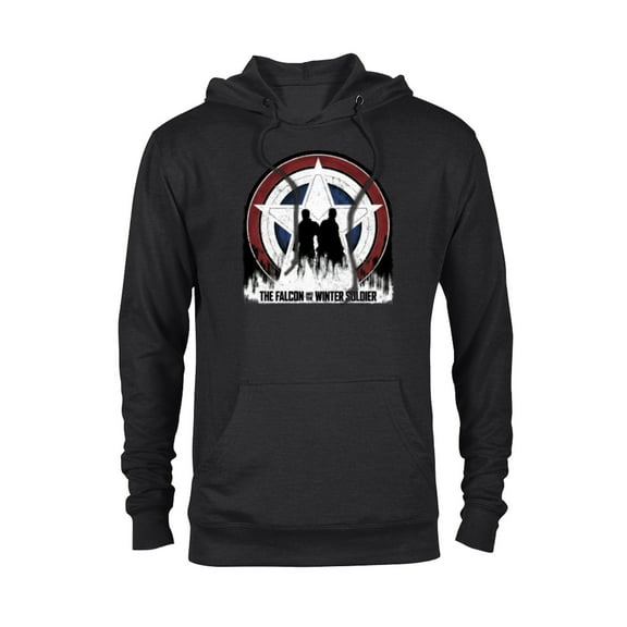 Marvel The Falcon and the Winter Soldier Silhouettes - Pullover Hoodie for Adults - Customized-Black