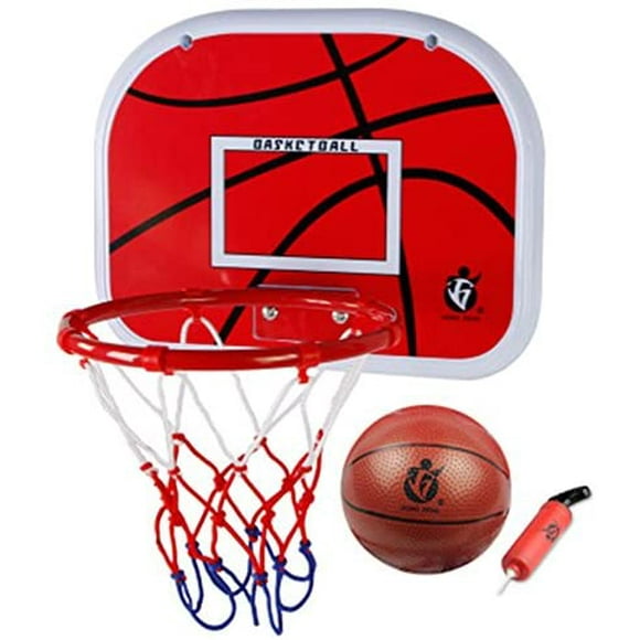 Panier de basketball Intérieur pour Enfants Mini Jeu de basketball avec Plateau Suspendu et Pompe pour Enfants
