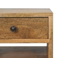 thumbnail image 5 of Lesuto Mini Classic Multi Oak-ish nightstand - Nordic Style, Wood, 2 Drawers, 5 of 11