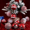 thumbnail image 5 of Qwtwty 30 Pcs Christmas Decor Ornaments Set, Shatterproof Xmas Baubles Hanging Pendants Christmas Tree Decorations for Home Holiday Party Decor, 5 of 5