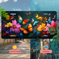 thumbnail image 5 of 1 Pcs 2D Flat License Plate Covers & Frames, Colorful Butterflies For Decorative Front, Waterproof For Decoration Aluminum License Plate Covers & Frames Cover For Men Women, 12" X 6", 5 of 7