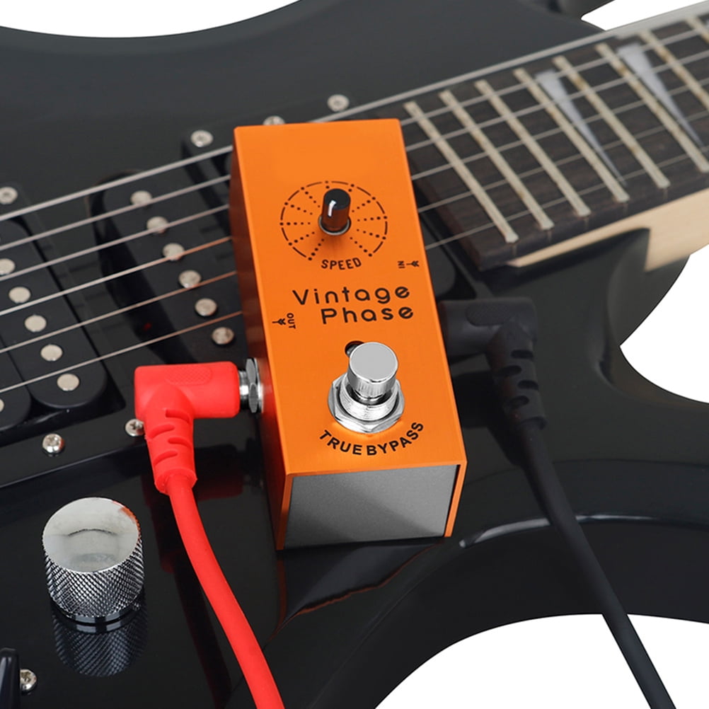BESTYASH 1Set Durable Metal Shell Guitar Phase Position Effect Pedal for Electric Guitar and Bass