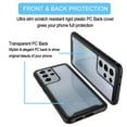 thumbnail image 3 of Galaxy S21 Plus Case, Takfox Samsung Galaxy S21+ Phone Case Shock Absorbing, Rugged Shockproof Crystal Clear Hard Case Body Protective Sturdy Cover TPU Shell Bumper Case for Galaxy S21 Plus, Black, 3 of 7