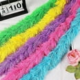 thumbnail image 6 of NOGIS 5pcs Feather Boas - Red and Green 5 Ft Artificial Fluffy Boas Bulk for Wedding Birthday Tea Party Christmas Costume Decor (Dark Purple/Green/Yellow/Red/Orange), 6 of 6