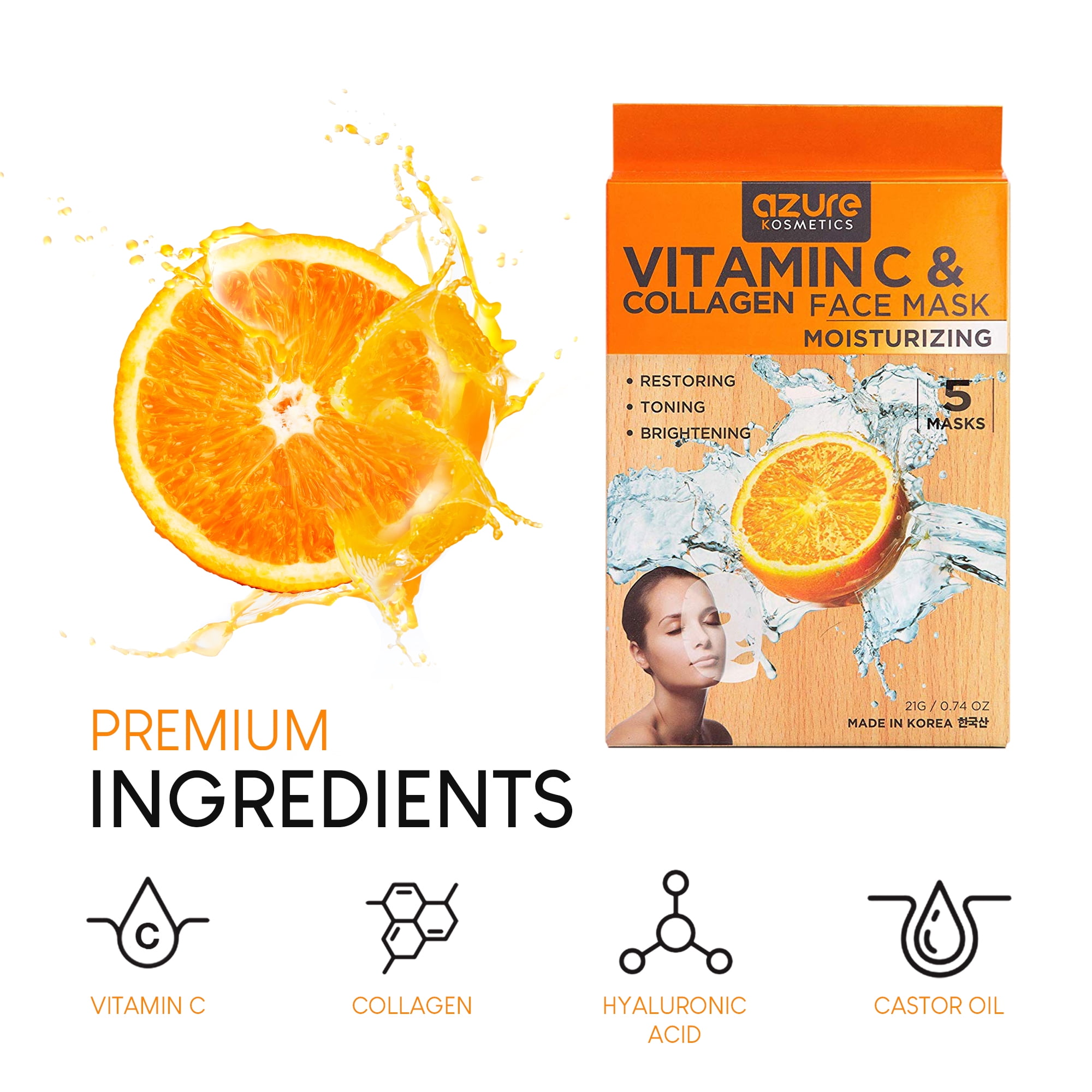azure vitamin c and collagen moisturizing facial oil