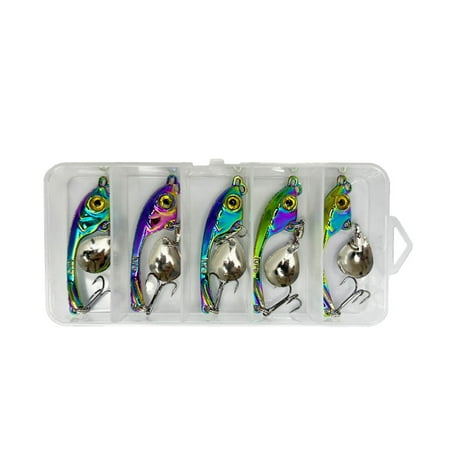 7/10/15G Metal Spinner Lure Vib Tail Long Cast Bait Spoon for Bass Trout Pike And 7G