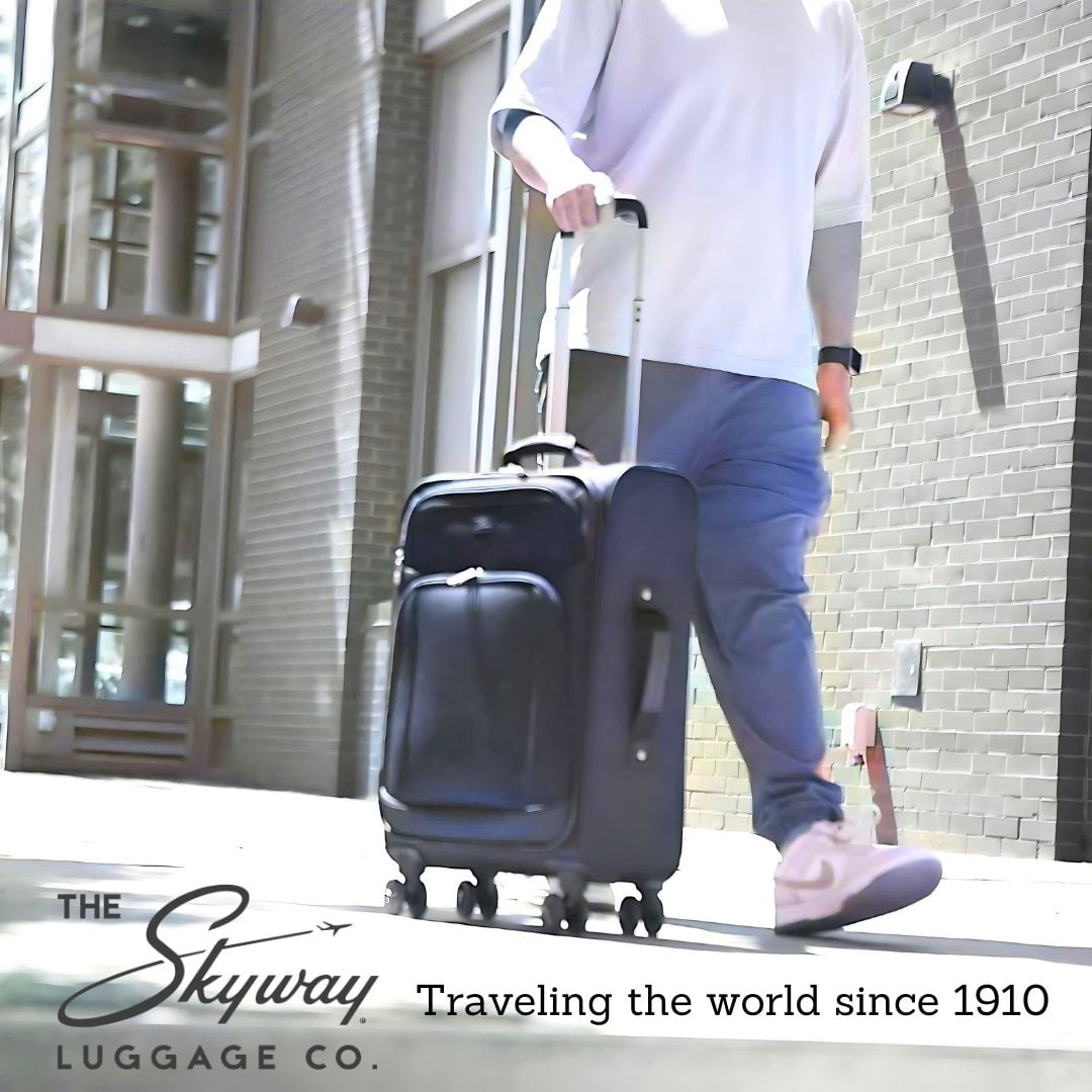 Skyway Luggage Epic Softside 28" 8 Wheel Large Check-In Spinner, Adult