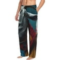 thumbnail image 6 of Sikiie Surrealist Goat Mens Pajama Pants Sleep & Lounge Pants, PJ Bottoms With elastic waistb and Pockets Large, 6 of 6