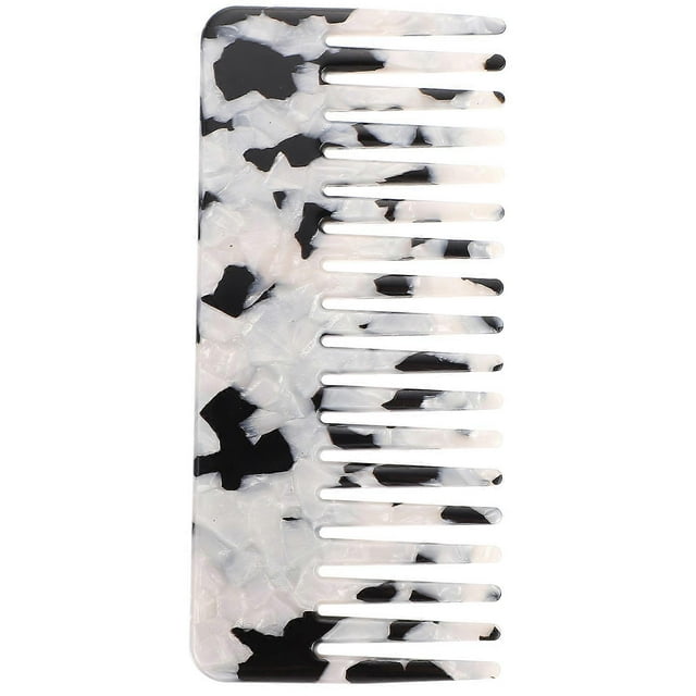 1PC Hair Detangling Comb Wide Tooth Comb Fashionable Home Hair Salon Comb