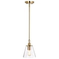 thumbnail image 3 of 60/7410 Nuvo Lighting Dover - 1 Light Small Pendant In Mid-Century Modern Style-9.5 Inches Tall and 7 Inches Wide-Vintage Brass Finish, 3 of 6