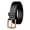 Black, variant on Catelles Men's Genuine Leather Black Belt, Vintage Brass Buckle , Gift Box Packaging, Durable and Versatile Sports Belt & For waist 42 Width 1.38in (3.5cm)