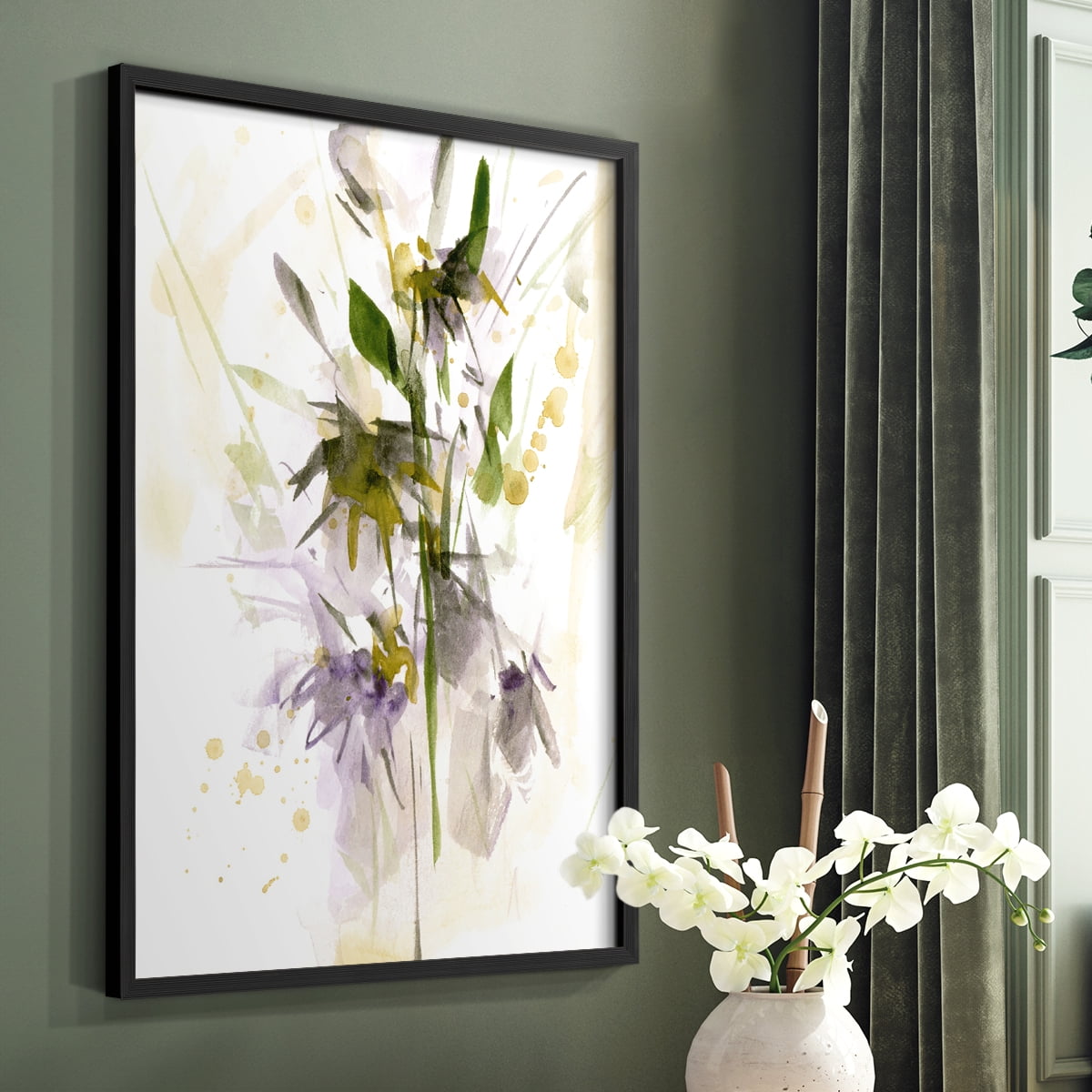 After Rain I Framed Print in Black Solid Wood 16 x 20 Framed Print