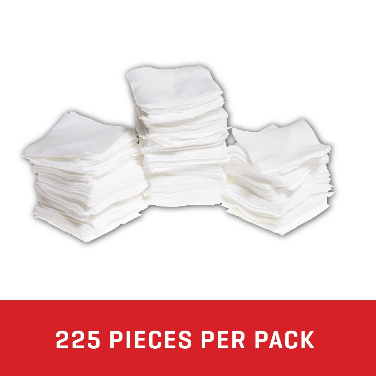 (2 pack) Allen Company 2" Firearm and Handgun Cleaning Patches, .30-.45 ACP Cal, 225-Pack, White, Cotton, n/a