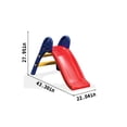 thumbnail image 3 of CIPACHO Kids Plastic Foldable Slide, Indoor Outdoor Play Climber Slide Playset, Red, 3 of 10