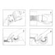 thumbnail image 2 of Despachador Cinta Canela Adhesiva Cortador Diurex 48mm Tape Manual, 2 of 5